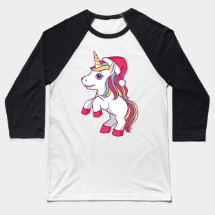 Christmas unicorn gift idea Baseball T-Shirt